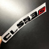 CLS53S Glossy Black Red S Car Rear Trunk Lid Sticker Emblem For Mercedes-Benz