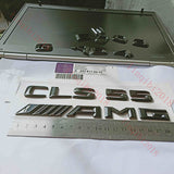 Gloss Black Number Letters Rear Trunk Badge Emblem for Mercedes Benz CLS55 AMG