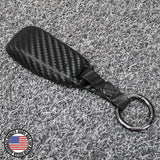 Carbon Fiber Style For New Mercedes Remote Key Fob Case Shell Keychain Protect