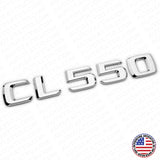01-14 CL 550 Emblem Trunk Lid Letter Logo Nameplate Badge Decoration AMG Chrome