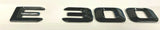 E300 GLOSS BLACK FOR MERCEDES REAR TRUNK EMBLEM BADGE NAMEPLATE DECAL LETTER