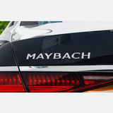 Mercedes Rear Trunk Hatch Sticker Badge Bright Silver Maybach Letter Emblem 1Pcs