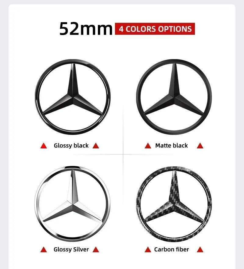 Mercedes Benz Steering Wheel Replace Badge Emblem W204 205 GLA GLC CLA A E Class