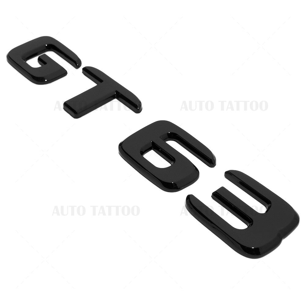 Mercedes AMG GT 63 Letter Emblem Trunk Logo Nameplate Badge Decorate Gloss Black