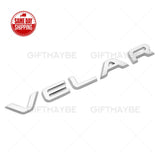 Velar Liftgate Logo Emblem Badge Replace OEM Range Land Rover Fender Rear Silver
