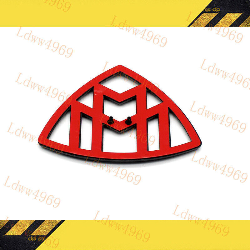Genuine Gloss Black Maybach Trunk vertical Emblem For Mercedes Maybach