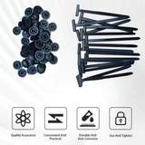 100 PCS Nylon Universal Cable Tie Buckle，Heavy Duty Self-Locking Zip Ties Holder