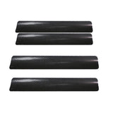 4x Carbon Fiber Car Door Plate Sill Scuff Cover Anti-Scratch Sticker Accessories