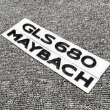 Black Side Rear Trunk Badge Emblem for Mercedes Benz Maybach GLS Class 680