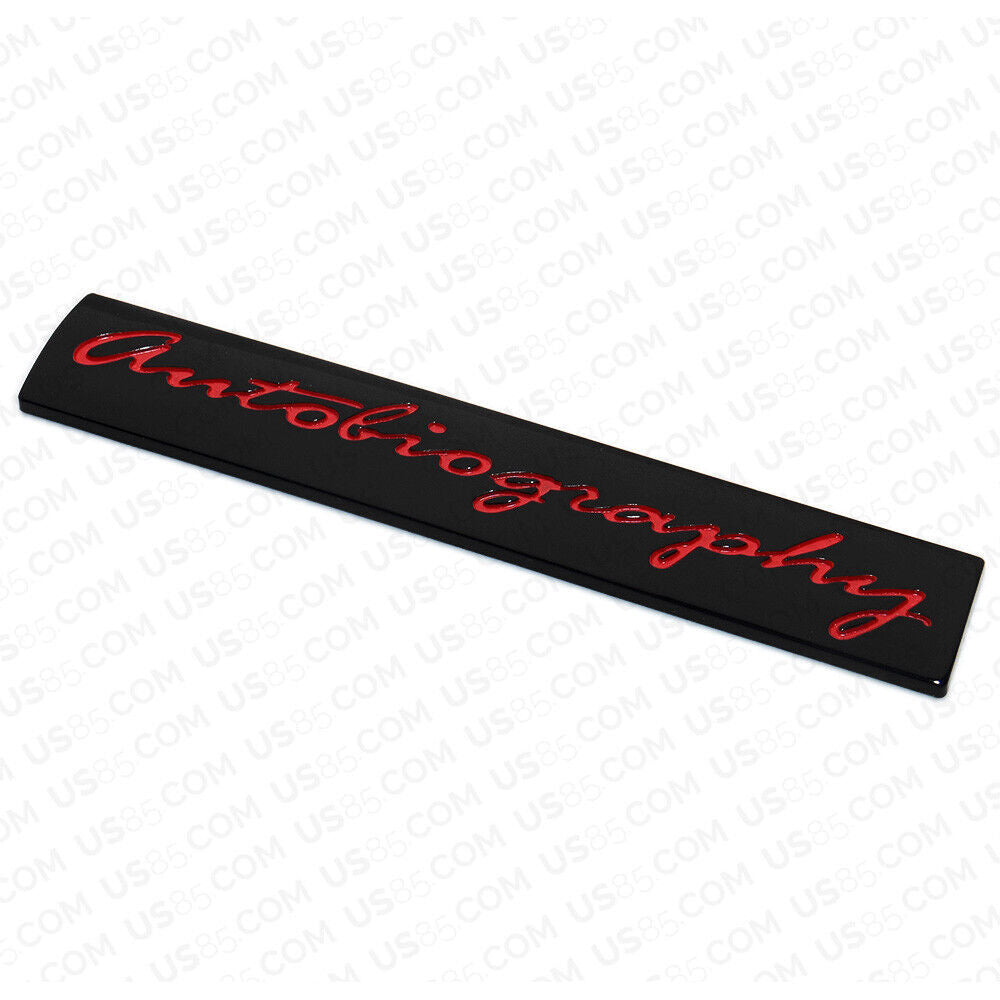 For Range Land Rover Autobiography Car Sport Tailgate Logo Emblem Badge Red SV