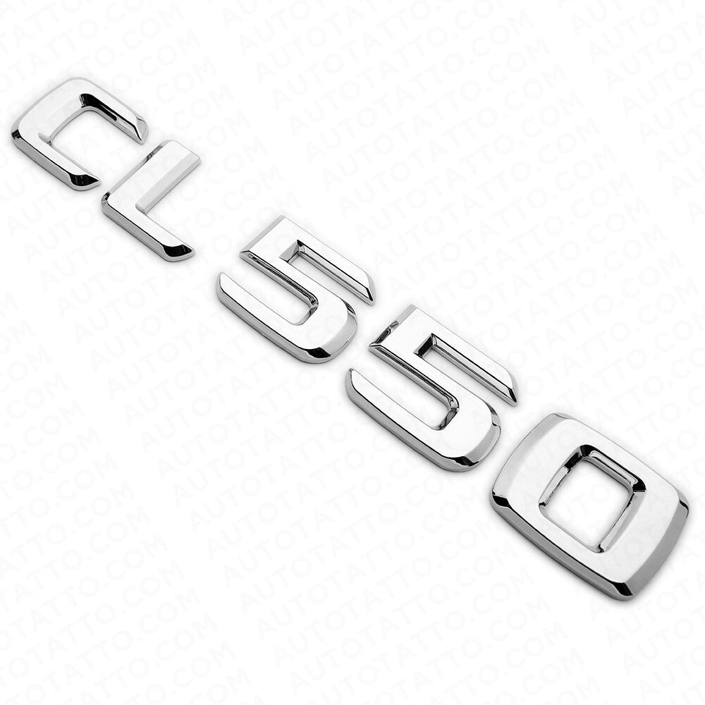 01-14 CL 550 Emblem Trunk Lid Letter Logo Nameplate Badge Decoration AMG Chrome