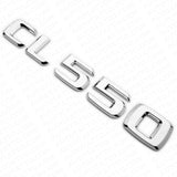 01-14 CL 550 Emblem Trunk Lid Letter Logo Nameplate Badge Decoration AMG Chrome