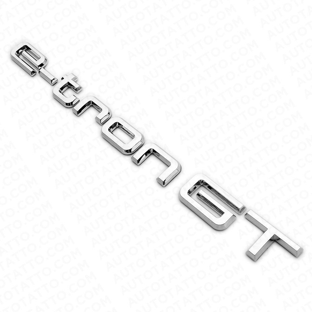 Audi e-tron GT Chrome Rear Letter Liftgate Nameplate Trunk Emblem Badge Sport