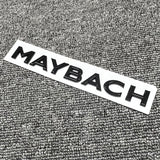 Gloss Black Maybach Letters Rear Trunk Emblem Badge Sticker For Mercedes Benz