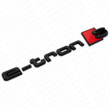 Audi e-tron S Gloss Black Letter Liftgate Nameplate Trunk Emblem Badge Sport