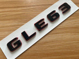 Black RED Number Letters Rear Trunk Badge Emblem for Mercedes  GLE63 AMG