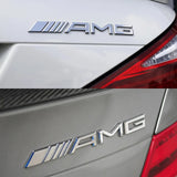 3D Emblem Rear Tailgate Trunk Lid Badge for AMG A C E S CL SL G Models Chrome