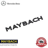 MAYBACH Letter Gloss Black Side Rear Trunk Logo Emblem Deco For Benz GLS S-Class