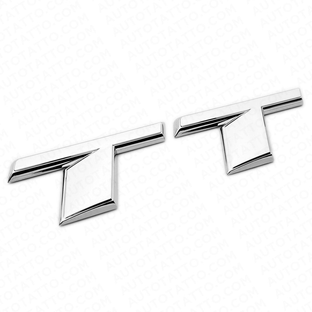 16-25 Audi TT OEM Chrome Rear Letter Tail Nameplate Trunk Emblem Badge Sport