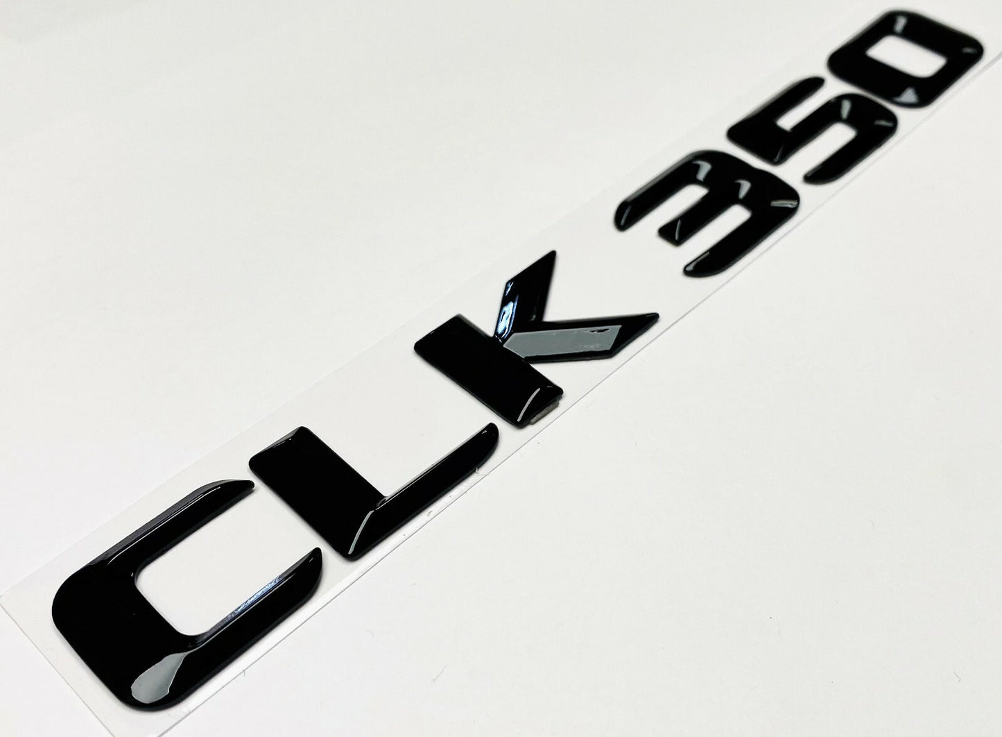 Gloss BLACK CLK350 FOR MERCEDES REAR TRUNK EMBLEM BADGE NAMEPLATE DECAL NUMBERS