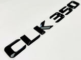 Gloss BLACK CLK350 FOR MERCEDES REAR TRUNK EMBLEM BADGE NAMEPLATE DECAL NUMBERS