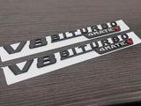 NEW Gloss Black V8 BITURBO 4MATIC For Mercedes-Benz E63 E63S AMG W213