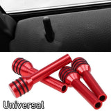4pcs Red Car Interior Accessories Aluminum Door Lock Stick Knob Pull Pins Cover