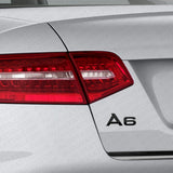 For Audi A6 Gloss Black Rear Letter Tail Badge Trunk Emblem Badge Logo Sport