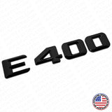 14-16 E400 AMG Letter Emblem 3D Trunk Logo Nameplate Badge Decorate Gloss Black