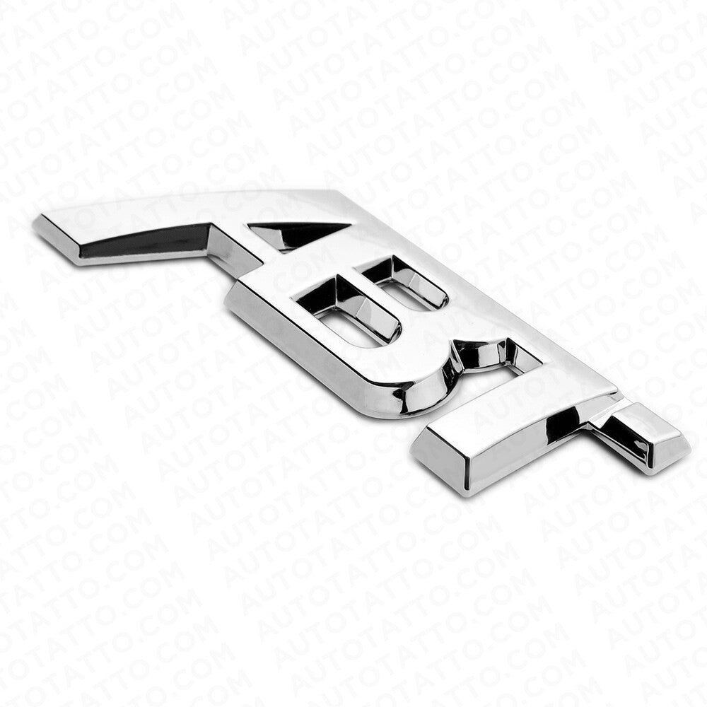 Audi Tuning ABT Sportsline 3D Nameplate Emblem Badge Sport Chrome Decorate