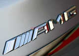 "S65 + AMG + V12 BITURBO" Letters Trunk Embl Badge Sticker for Mercedes Benz