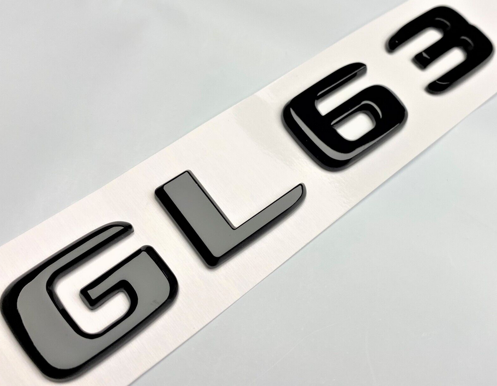 For MERCEDES GL63 Car Rear Sticker Trunk Emblem Boot Back Letters Gloss Black