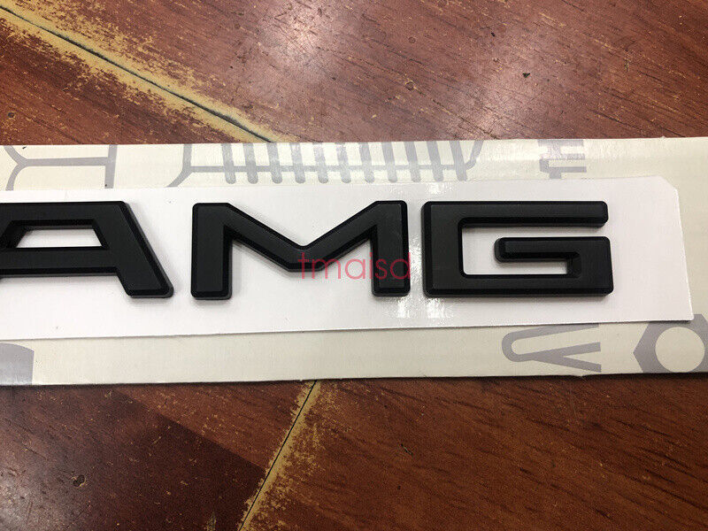 Black L////AMG L AMG Letters Trunk Emblem Badge Sticker for AMG L