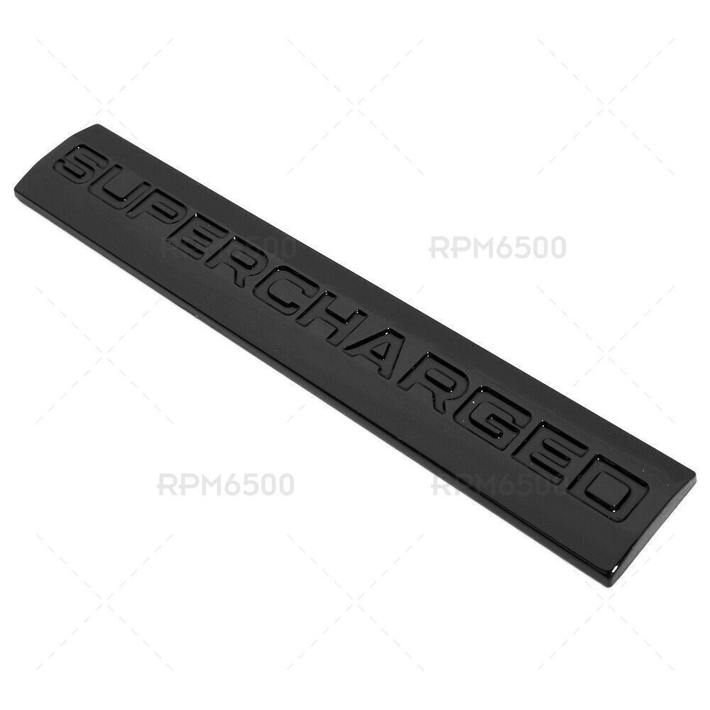 Range Rover Supercharged Blackout Letter Car Sport Liftgate Logo Emblem Badge