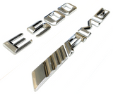 #1 CHROME E500 + AMG REPLACEMENT FOR MERCEDES REAR TRUNK EMBLEM BADGE DECAL LID
