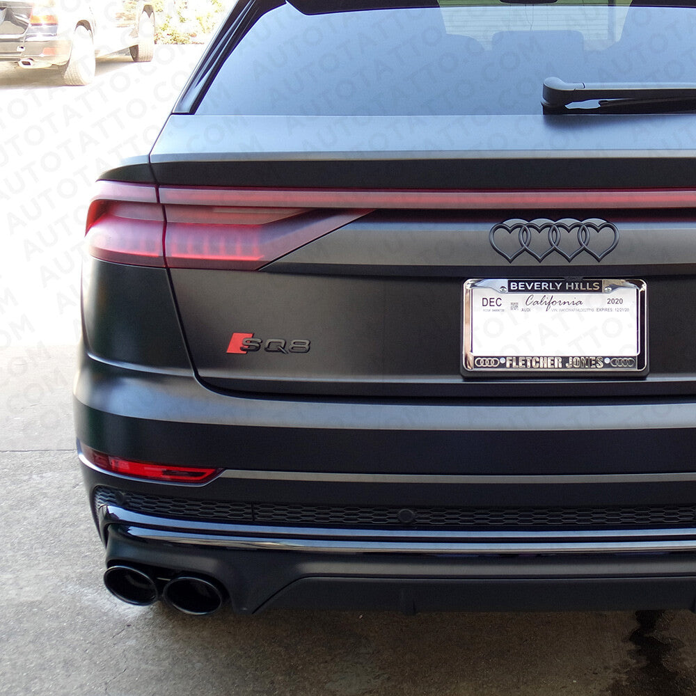 Audi SQ8 Gloss Black Rear Letter Liftgate Nameplate Trunk Emblem Badge Sport