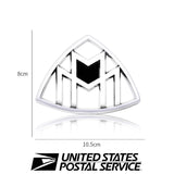 Original Maybach Set Fender Side Rear Trunk Silver Badge AMG For Mercedes Sclass