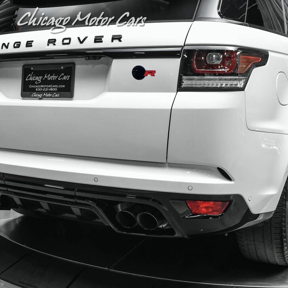 Land Rover 3D Car SVR Special Vehicle Operations Black Logo Badge Emblem Sport