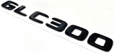 GLC300 GLOSS BLACK FOR MERCEDES REAR TRUNK EMBLEM BADGE NAMEPLATE DECAL LETTERS