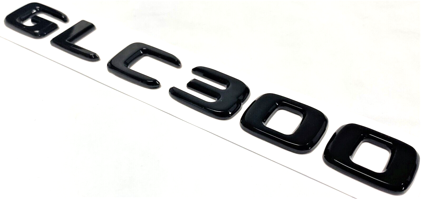 GLC300 GLOSS BLACK FOR MERCEDES REAR TRUNK EMBLEM BADGE NAMEPLATE DECAL LETTERS