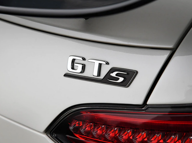 For GTS Car Rear Sticker Trunk Emblem Boot Back Letters Gloss Black Red