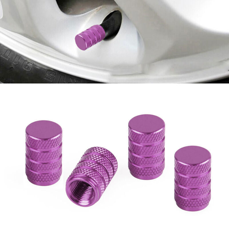 4x Tire Valve Stem Caps Car Wheel Rim Air Valve Screw Covers
