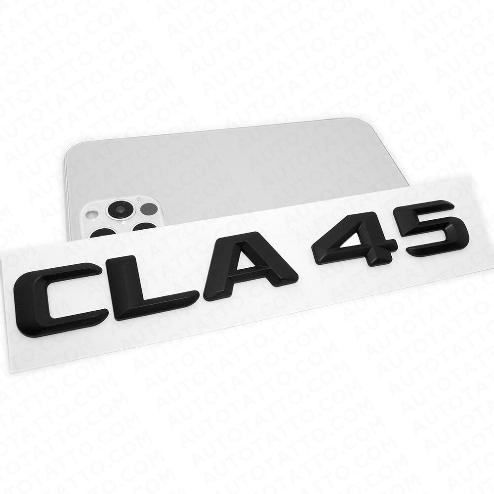 14-16 CLA 45 Emblem Trunk Lid Letter Nameplate Badge Decorate AMG Matte Black