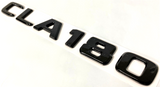 GLOSS BLACK CLA180 FOR MERCEDES REAR TRUNK EMBLEM BADGE NAMEPLATE DECAL LETTERS