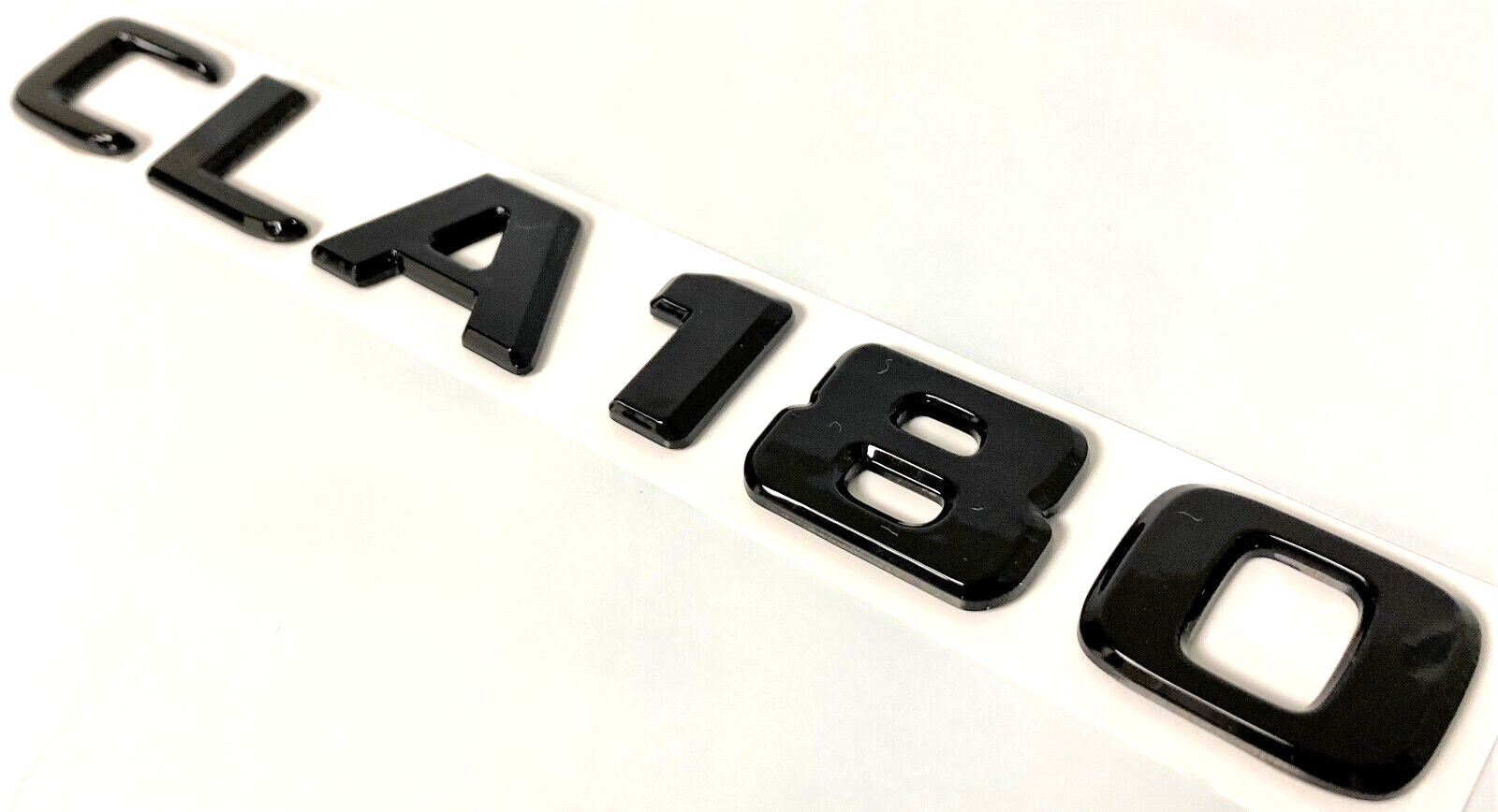 GLOSS BLACK CLA180 FOR MERCEDES REAR TRUNK EMBLEM BADGE NAMEPLATE DECAL LETTERS
