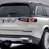 Mercedes-Maybach GLS 600 SUV AMG Emblem Liftgate Nameplate Badge Matte Black