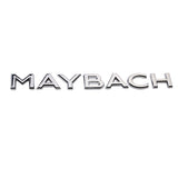 Mercedes Rear Trunk Hatch Sticker Badge Bright Silver Maybach Letter Emblem 1Pcs