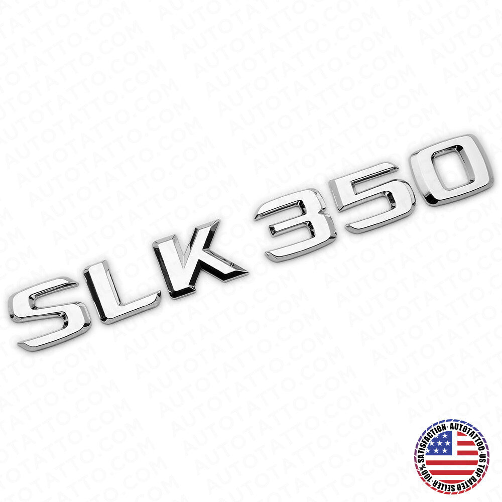 94-14 SLK 350 AMG Letter Emblem Trunk Logo Nameplate Badge Decorate Sport Chrome