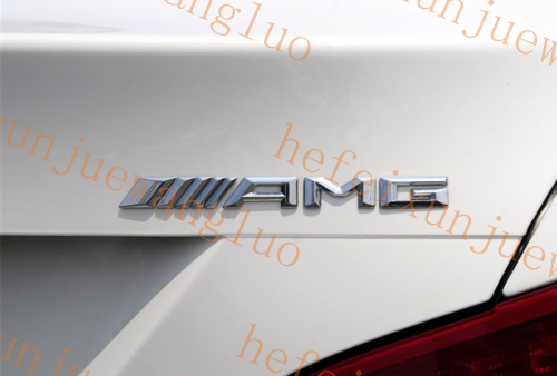 1 set Chrome Letters Rear Trunk Emblems Badges for A-Class W176 A45 AMG TURBO