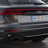 Audi RS Q8 OEM Chrome Rear Letter Liftgate Nameplate Trunk Emblem Badge Sport